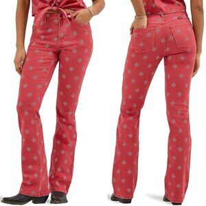 NWT New Wrangler High Rise Bold Boot Jeans in Diamond Bay Size 31 x 32